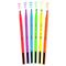 Ensemble de 6 stylos à pointe pinceau flexible aux couleurs fluorescentes Uchida LePen de Marvy